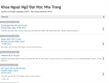 Tablet Screenshot of khoangoaingu.ntu.edu.vn