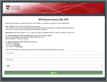 Tablet Screenshot of ntuvpn.ntu.edu.sg