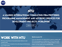 Tablet Screenshot of ntu.eu