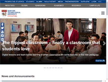 Tablet Screenshot of ntu.edu.sg
