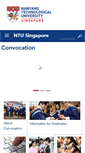 Mobile Screenshot of convocation.ntu.edu.sg