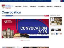 Tablet Screenshot of convocation.ntu.edu.sg