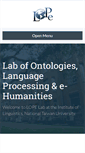 Mobile Screenshot of lope.linguistics.ntu.edu.tw