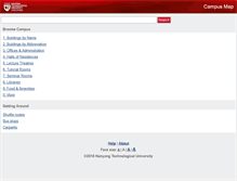 Tablet Screenshot of maps.ntu.edu.sg
