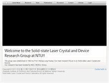 Tablet Screenshot of laser.ee.ntu.edu.tw